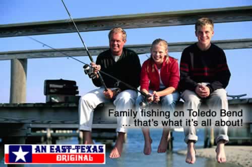 Family fishing on Toledo Bend ... that's what it's all about!
