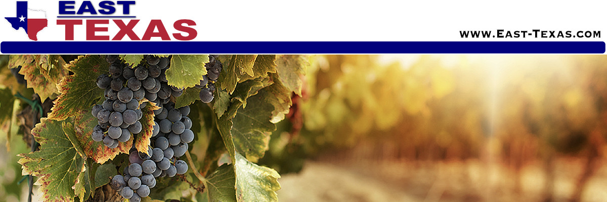 Texas Wineries and Vineyards, Texas wine growers and wine tours in East Texas