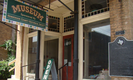 Henderson County Historical Society Museum in Athens, Texas