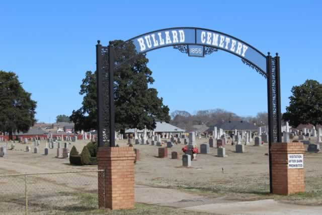 Bullard Cemetery, circa 1855
