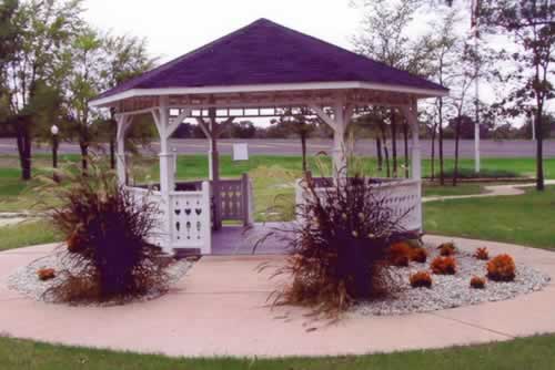 Gazebo in McCain Park in Chandler, Texas