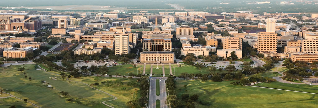 Texas A&M University aerial view