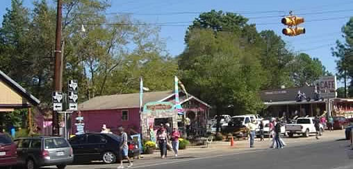 Lots of activity and fun in downtown, Edom, Texas!