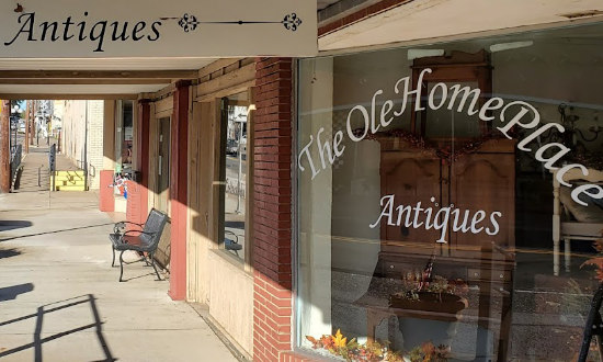 Antiques store in downtown Gladewater, Texas