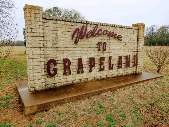 Welcome to Grapeland in East Texas