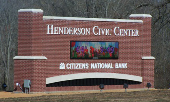 Henderson Civic Center in East Texas