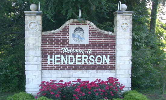Welcome to Henderson, Texas