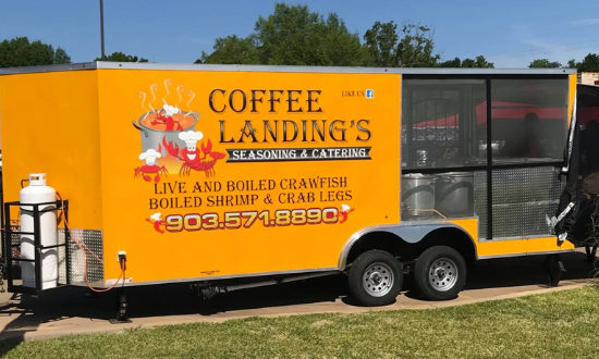 Coffee Landing's Seasoning and Catering ... a popular food truck in Jacksonville, Texas, near Tyler