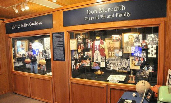 Don Meredith Exhibit at the Old Fire Station Museum in Mount Vernon, Texas