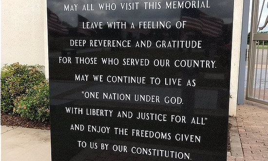 Red River Valley Veterans Memorial: May all who visit this memorial leave with a feeling of deep reverence and gratitude for those who served our country.