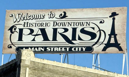 Welcome to Historic Downtown Paris Texas