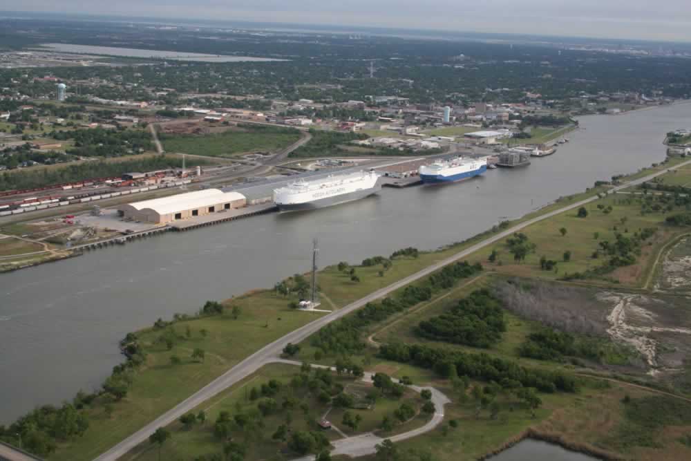 Port of Port Arthur in Texas