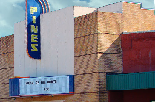 The Pines Theater in Silsbee, Texas