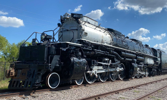 Big Boy #4018 at the Museum of the American Railroad in Frisco, Texas
