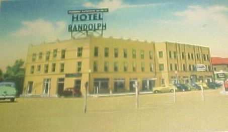 Vintage view of the Hotel Randolph, Henderson, Texas