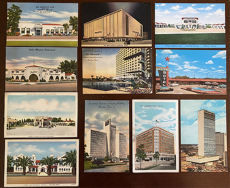 Texas vintage picture postcards for sale