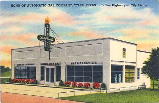 Automatic Gas Company in Tyler, Texas, on Dallas Highway at the City Limits