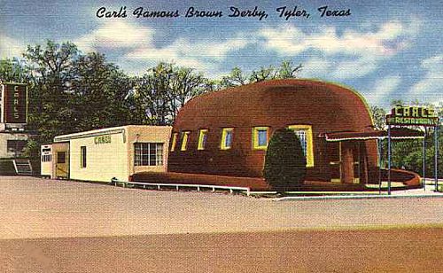Carl's Famous Brown Derby in Tyler, Texas, on South Broadway Avenue