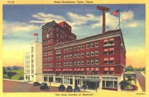 Hotel Blackstone, Tyler, Texas historic postcard