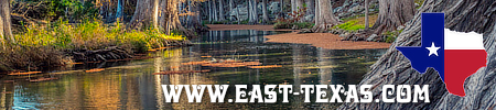 East Texas travel, things to do, hotels, lakes, outdoor recreation, photos and maps