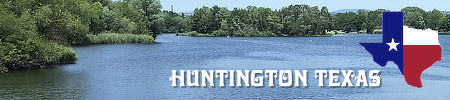 The City of Huntington is located in eastern Angelina County in Texas