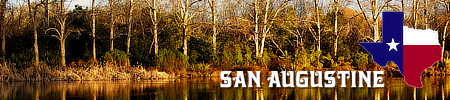San Augustine Texas location, population, things to do, maps and hotels