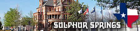 Sulphur Springs Texas travel, tourism, maps and hotels